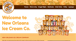 Desktop Screenshot of neworleansicecream.com