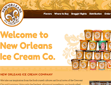 Tablet Screenshot of neworleansicecream.com